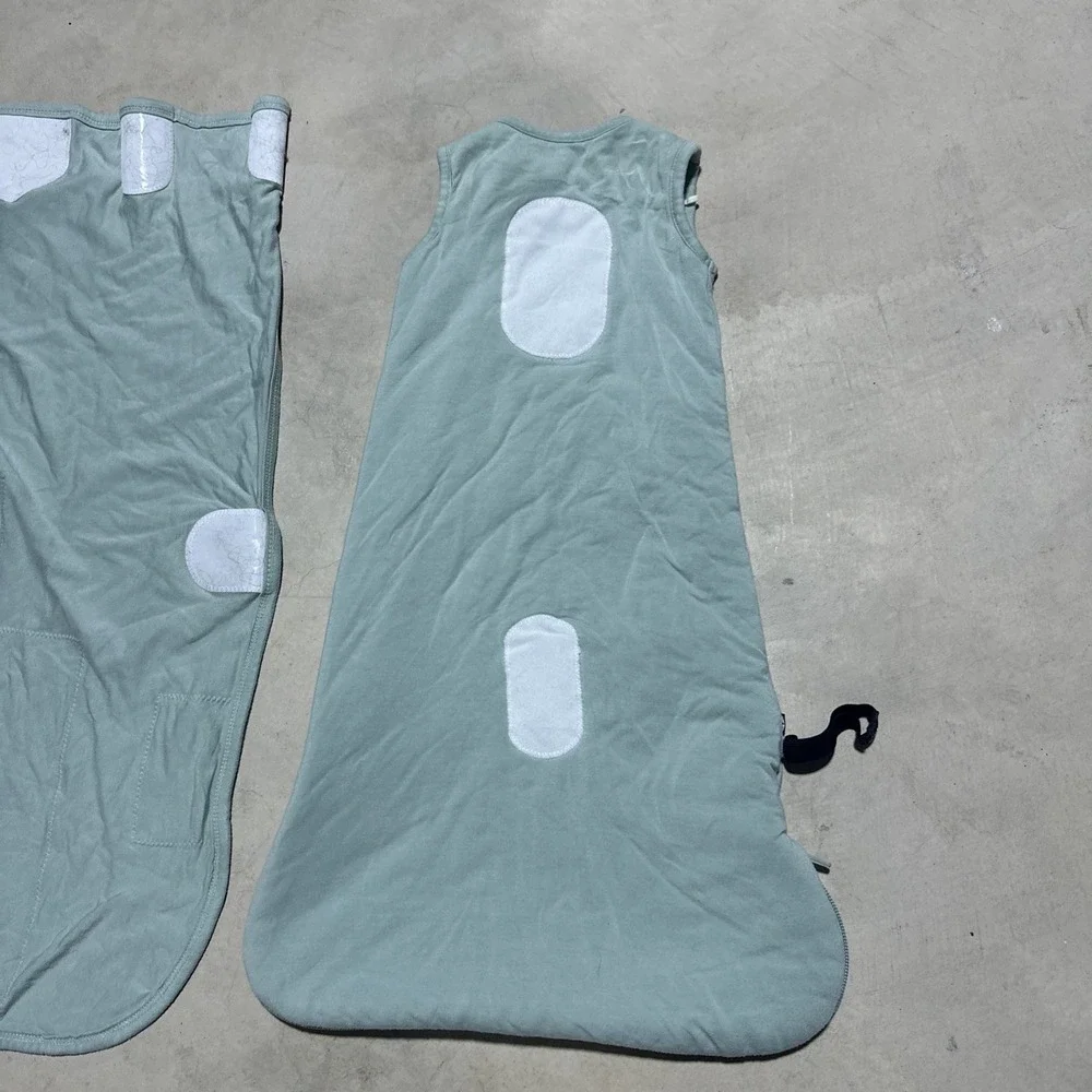 Kyte Baby Sleep Sack SZ XS 1.0 Tog Green Zip Up Bedding Nursery 2 Piece
